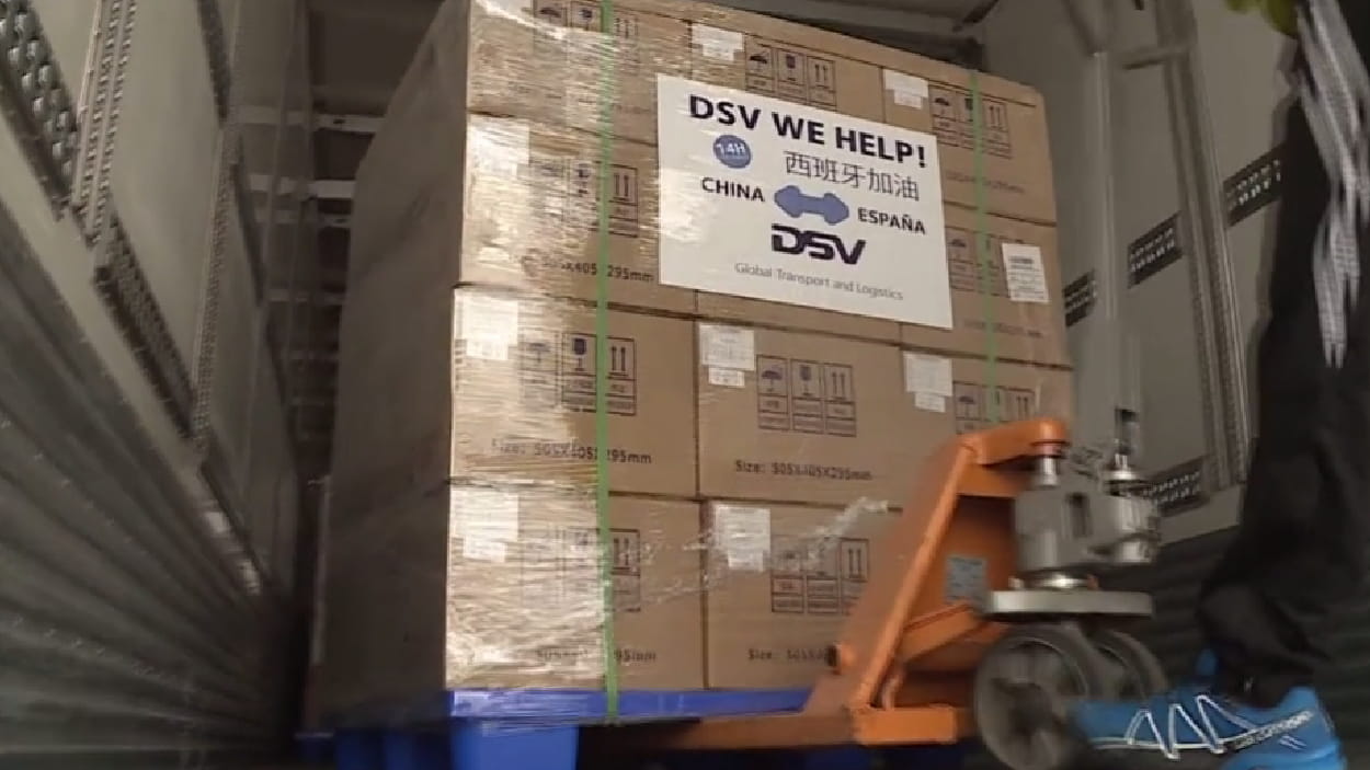 dsv we help transporte epis test andorra